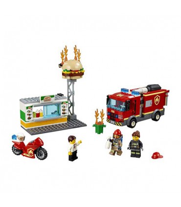 لگو مدل آتش سوزی در برگر بار سری سیتی (60214)