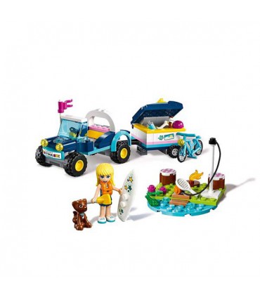 لگو مدل تریلر و ماشین استفانی سری فرندز (41364)