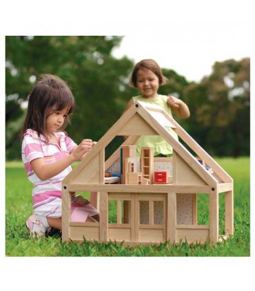 خانه عروسکی چوبی My First Dollhouse