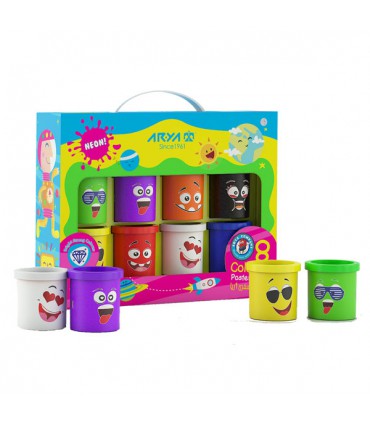 گواش 8 رنگ فسفری