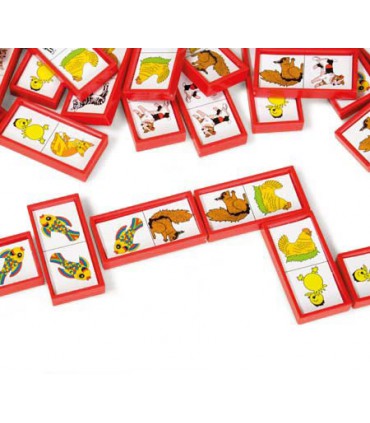 دومینوی دو به دو (طرح حیوانات)