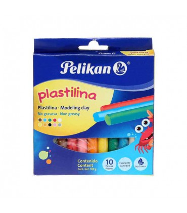 خمیر بازی پلیکان 10 رنگ