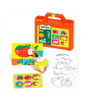 پازل مکعبی میوه ها 6 عددی