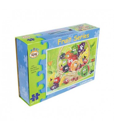 پازل 12 تکه میوه های شاد