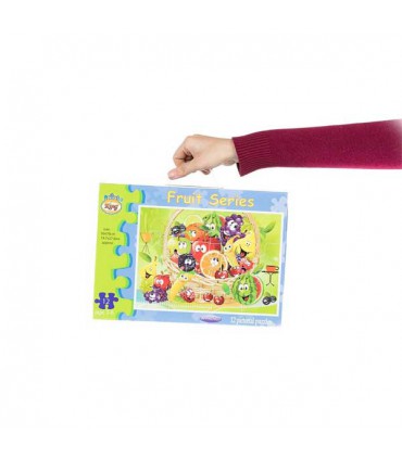 پازل 12 تکه میوه های شاد