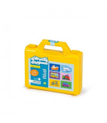 پازل مکعبی وسایل نقلیه 6 عددی