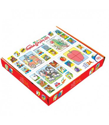 پازل مکعبی 4 تکه