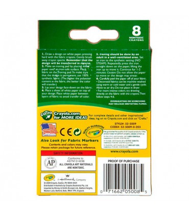 مداد شمعی 8 رنگ