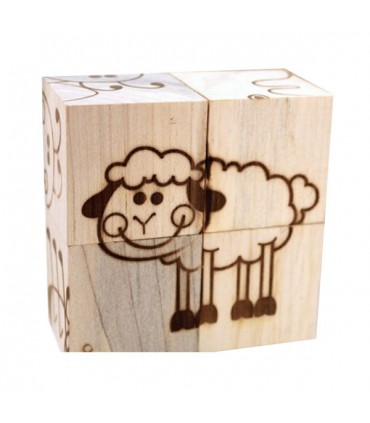 بازی جورچین چوبی حیوانات