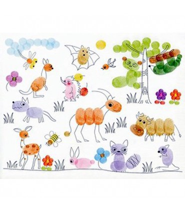 رنگ انگشتی 4 رنگ