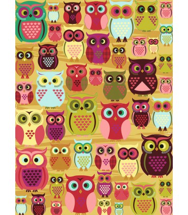 پازل 100 تکه جغدها