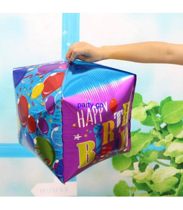 بادکنک مکعب فویلی