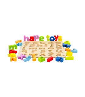 پازل چوبی الفبای کوچک انگلیسی