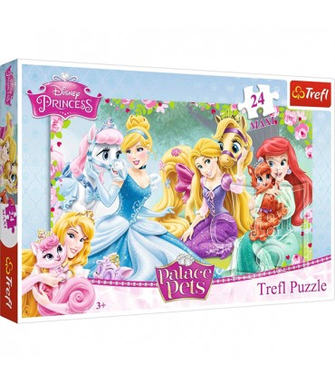 پازل 24 تکه ترفل پرنسس های دیزنی در باغ
