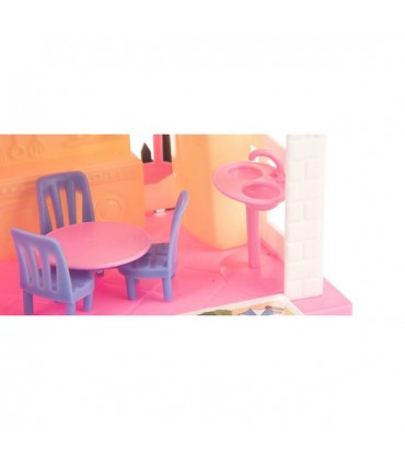 خرید خانه ی عروسکی ویلایی دو طبقه همراه با وسایل خانه