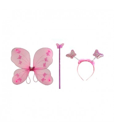 خرید ست بال پروانه ای همراه با تل و چوب دستی