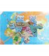 خرید پازل کودک 77 تکه مدل نقشه جهان