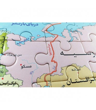 خرید پازل کودک 77 تکه مدل نقشه جهان