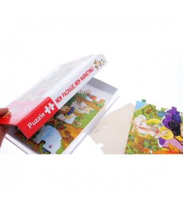 خرید پازل کودک 88 قطعه چوبی طرح سیندرلا