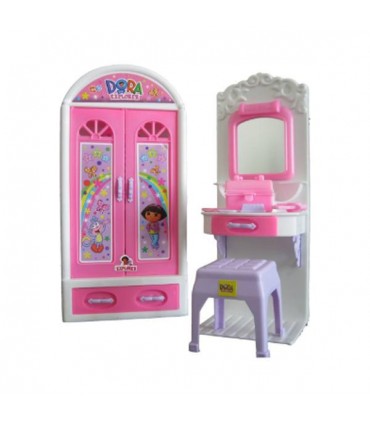خرید میزآرایش و کمد لباس مدل دورا