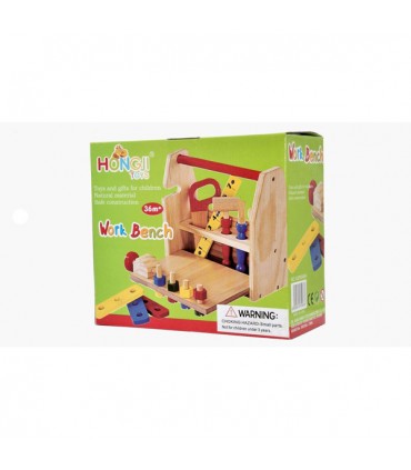 خرید جعبه ابزار چوبی کودک