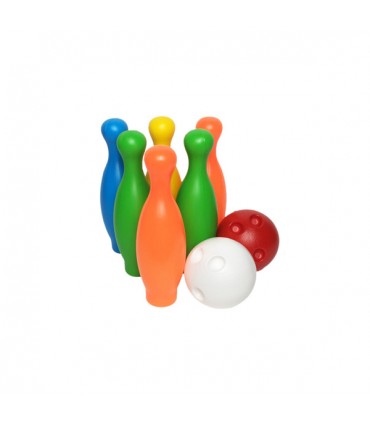 خرید بولینگ کودک 6 عددی همراه با دو توپ