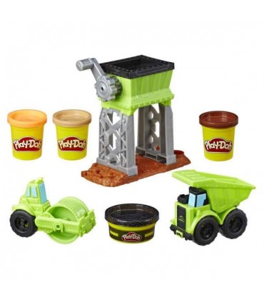 خمیر بازی هاسبرو مدل Play-Doh Gravel Yard E4293 مجموعه 7 عددی