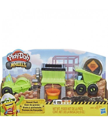 خمیر بازی هاسبرو مدل Play-Doh Gravel Yard E4293 مجموعه 7 عددی
