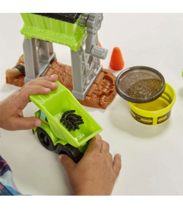 خمیر بازی هاسبرو مدل Play-Doh Gravel Yard E4293 مجموعه 7 عددی