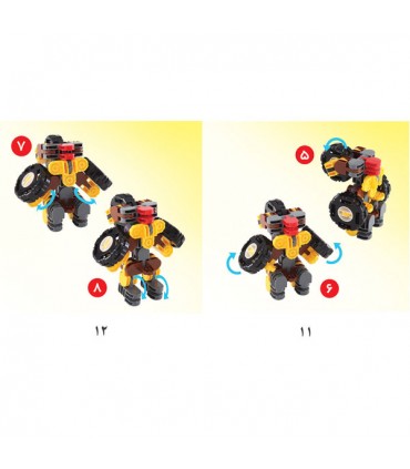 اسباب بازی ساختنی مدل موتور و سرباز