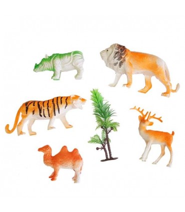 فیگوردخترانه و پسرانه حیوانات جنگل - مجموعه 6 عددی