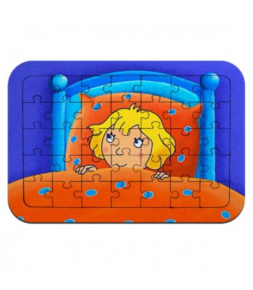 پازل 35 تکه دخترانه وپسرانه  - طرح باغ وحش خیابان