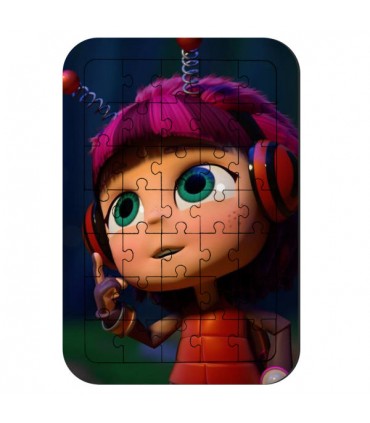 پازل 35 تکه دخترانه  - طرح انیمیشن فسقلی