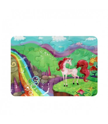 پازل کودک 24 تکه دخترانه و پسرانه  - طرح یونیکورن بسته 2 عددی
