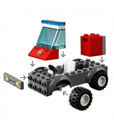 لگو64 تکه - طرح شهر