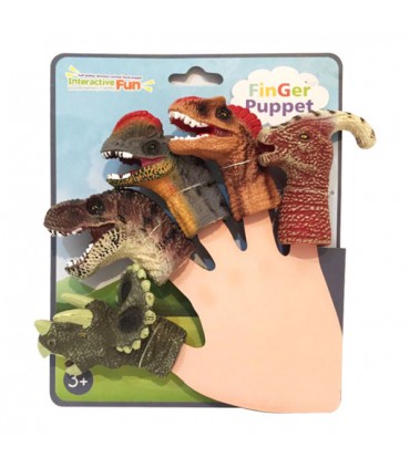 عروسک انگشتی دخترانه و پسرانه  - مدل دایناسور5 عددی