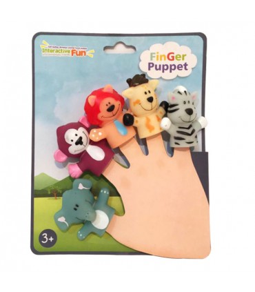 عروسک انگشتی دخترانه و پسرانه  - مدل حیوانات جنگل 5 عددی