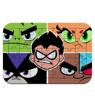 پازل 35 تکه پسرانه - طرح تایتانهای نوجوان