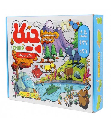 بازی فکری دخترانه و پسرانه  طرح جنگل حیوانات