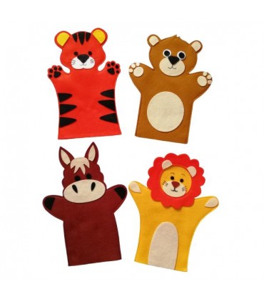 عروسک نمایشی دخترانه و پسرانه  - طرح حیوانات