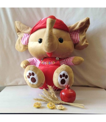 عروسک فیل ملبانی - 40 سانتی