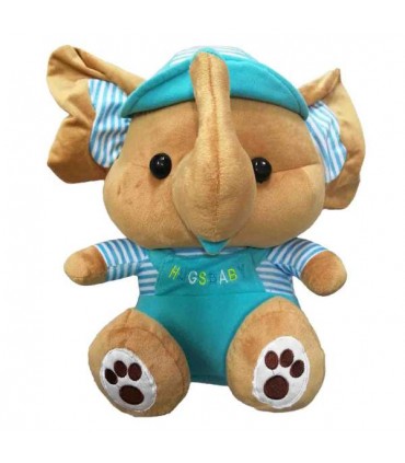 عروسک دخترانه فیل ملبانی - 40 سانتی