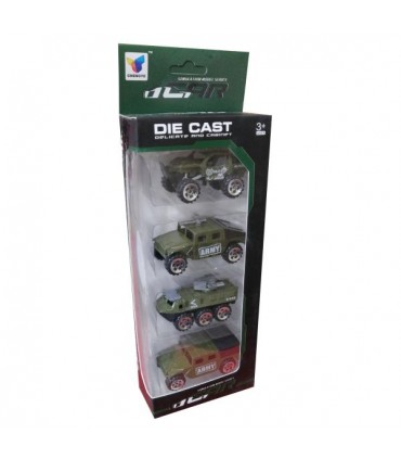 ماشین بازی پسرانه مدل جنگی - 4 عددی