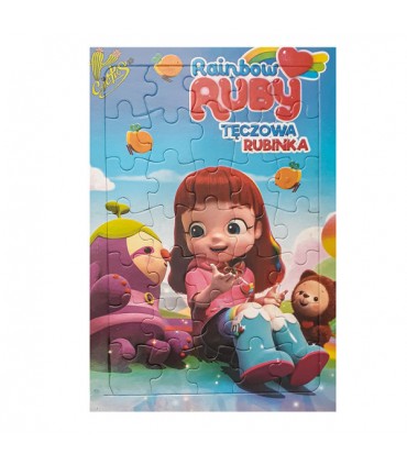 پازل 35 تکه دخترانه  - طرح روبی