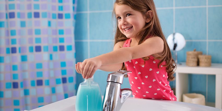 آموزش دست شستن به کودکان