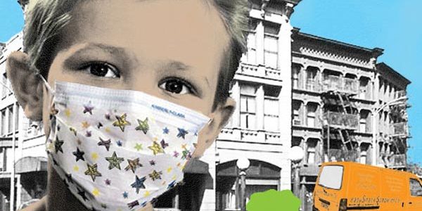 polluted2 اثر آلودگی هوا بر کودکان